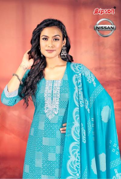 Nissan 2214 By Bipson Fancy Cotton Summer Wear Salwar Kameez Collection